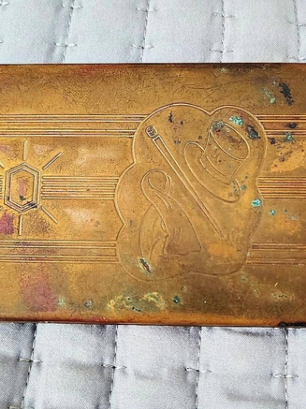 Vintage Good Tone Cigarette Case Circa 1920-1940s